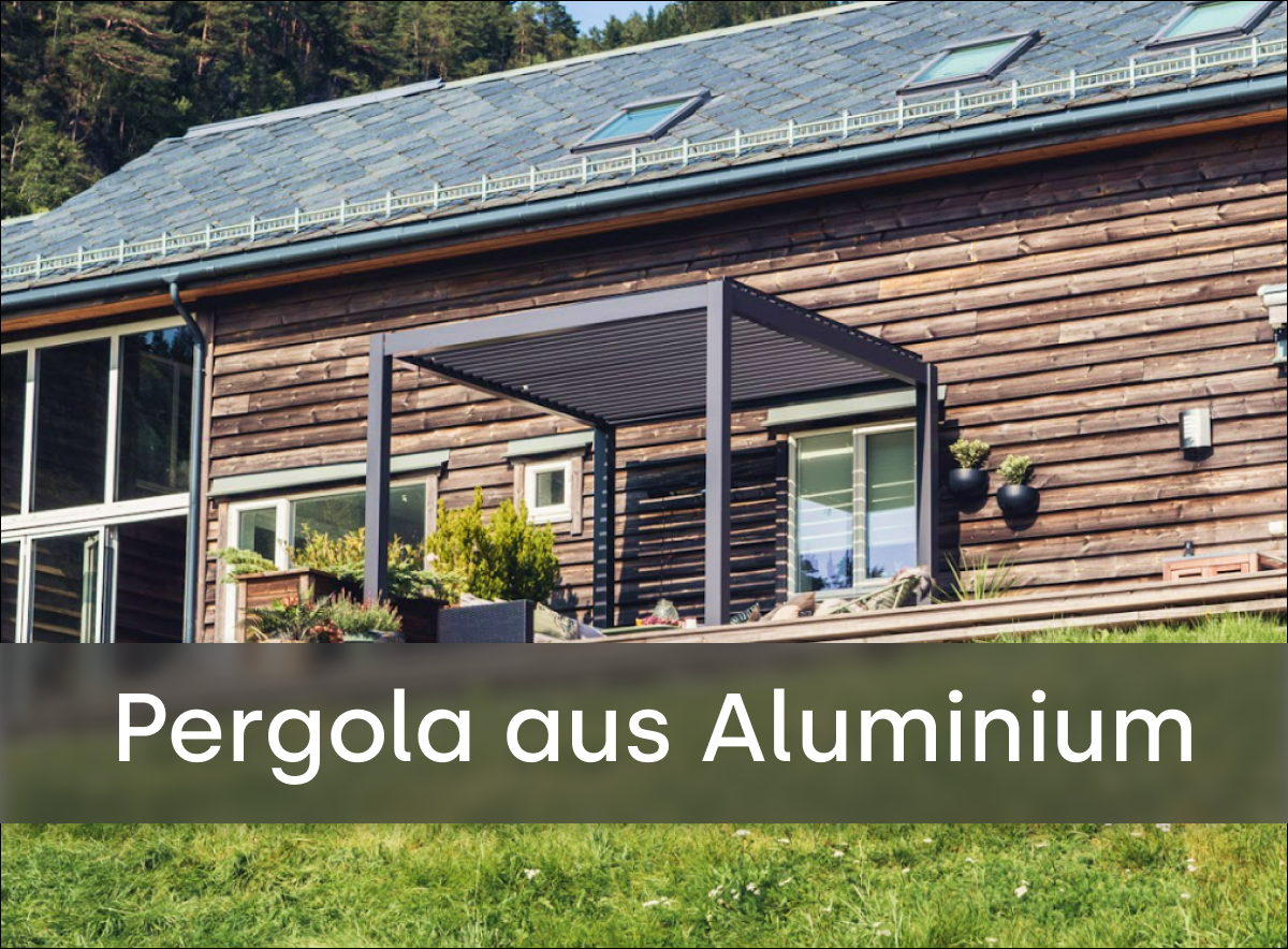 Pergola aus Aluminium