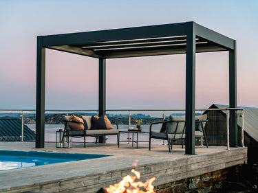 PERGOLUX Skydance S2 Pergola PERGOLUX Anthrazit 3x4m 